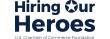 Logo for 'Hiring Our Heroes' program