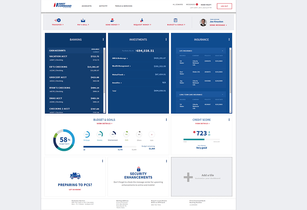 First Command Client Portal