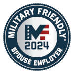 Award for being a 2024 Military Friendly Spouse Employer
