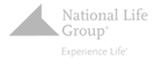 Logo of National Life Group and the text "Experience Life"
